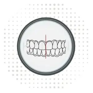 Icono de Líneas medias centradas